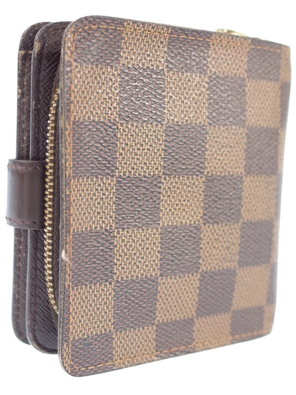 Louis Vuitton Wallet Zip fold Short Damier Bi Compact Brown